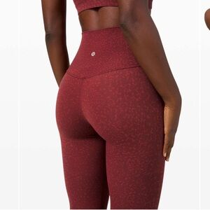 Lululemon Align Pant 28" *Engineer Print
City Camo Chianti Multi Align Pant